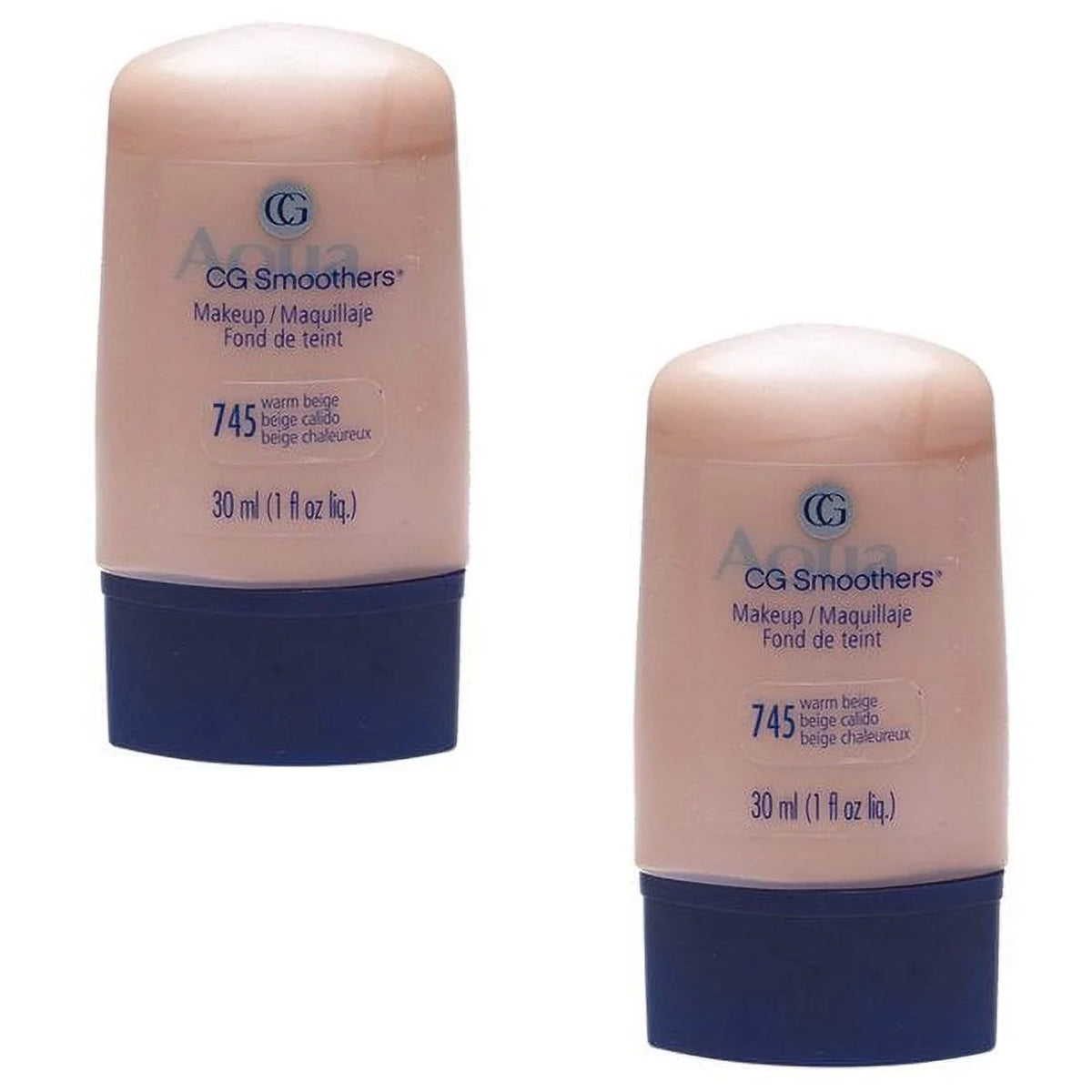 Pack of 2 Liquid Make Up, Warm Beige, 1-Ounce E568908