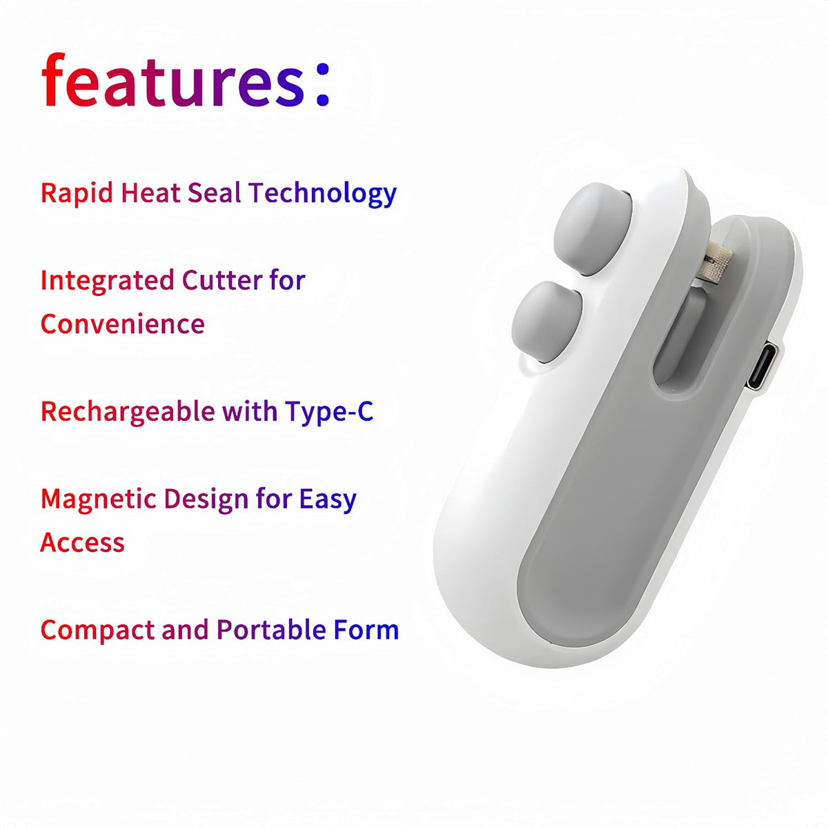 Hand pressure plastic sealer C6122