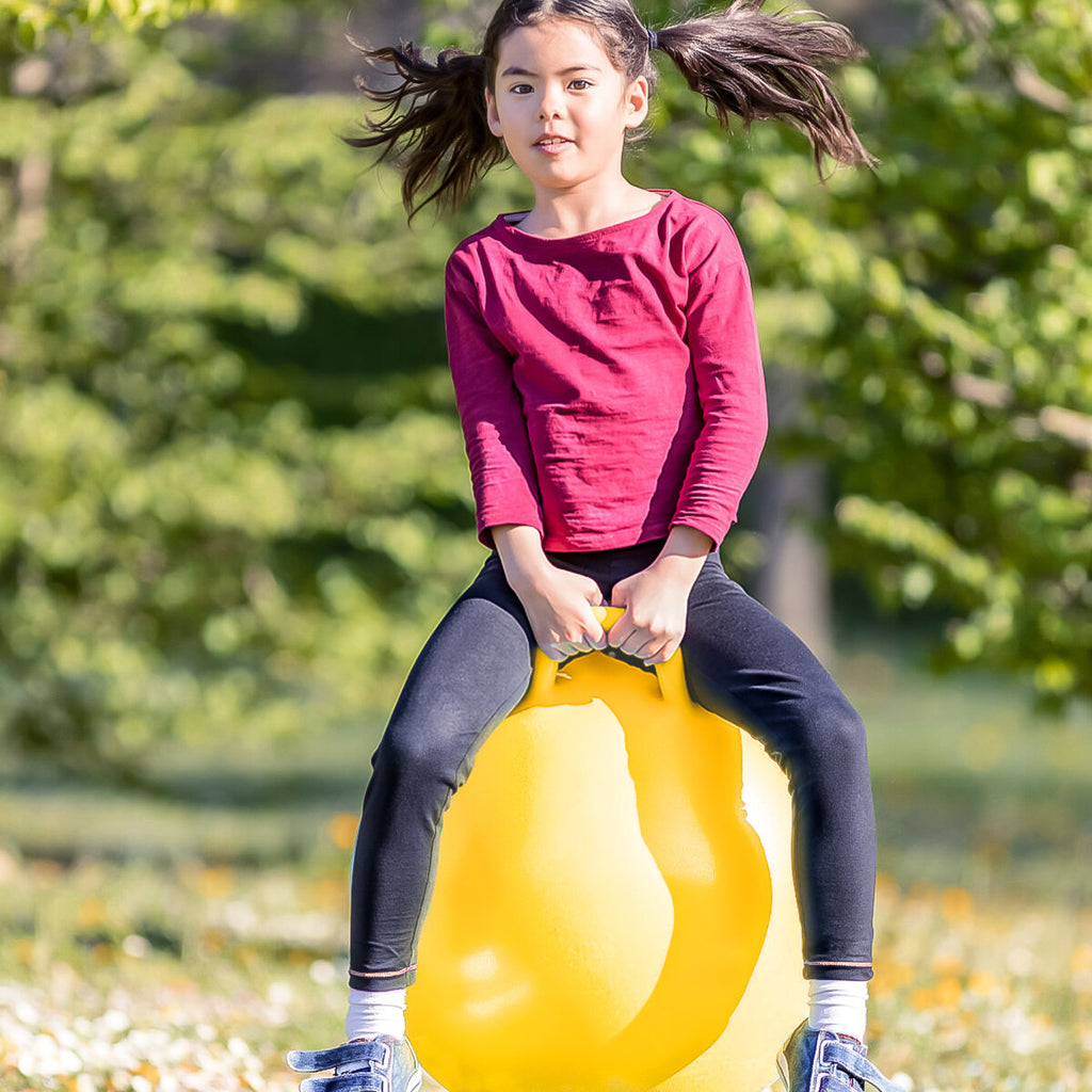Yellow Inflatable Hopper Ball X68630
