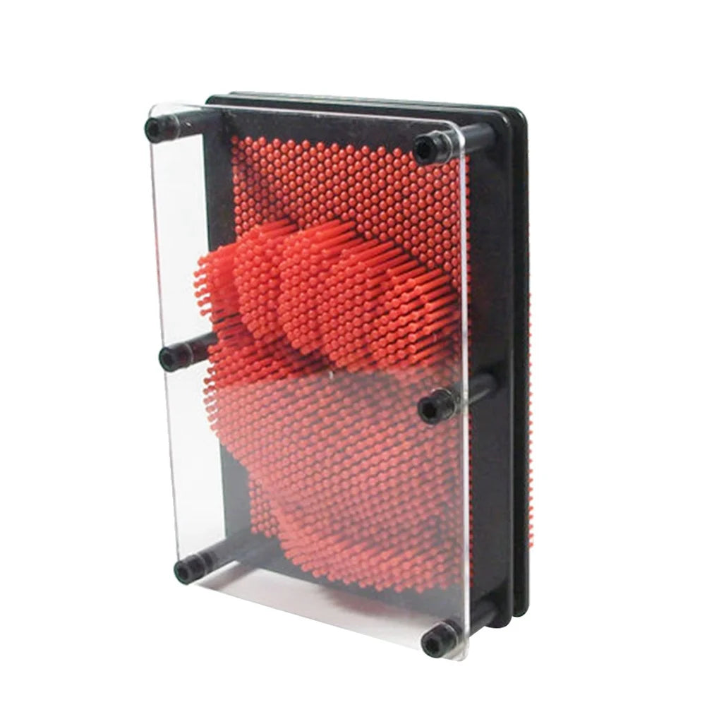 Large Size Red 3-Dimensional Pin Art Board Toy S880