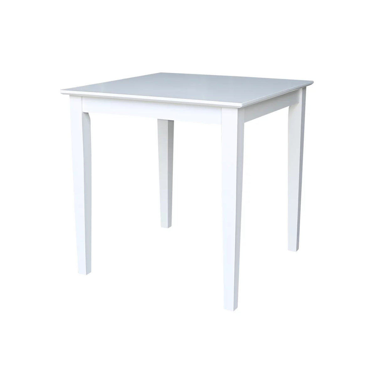 Solid Wood White 3 Piece Dining Table Set with 2 Chairs A268210