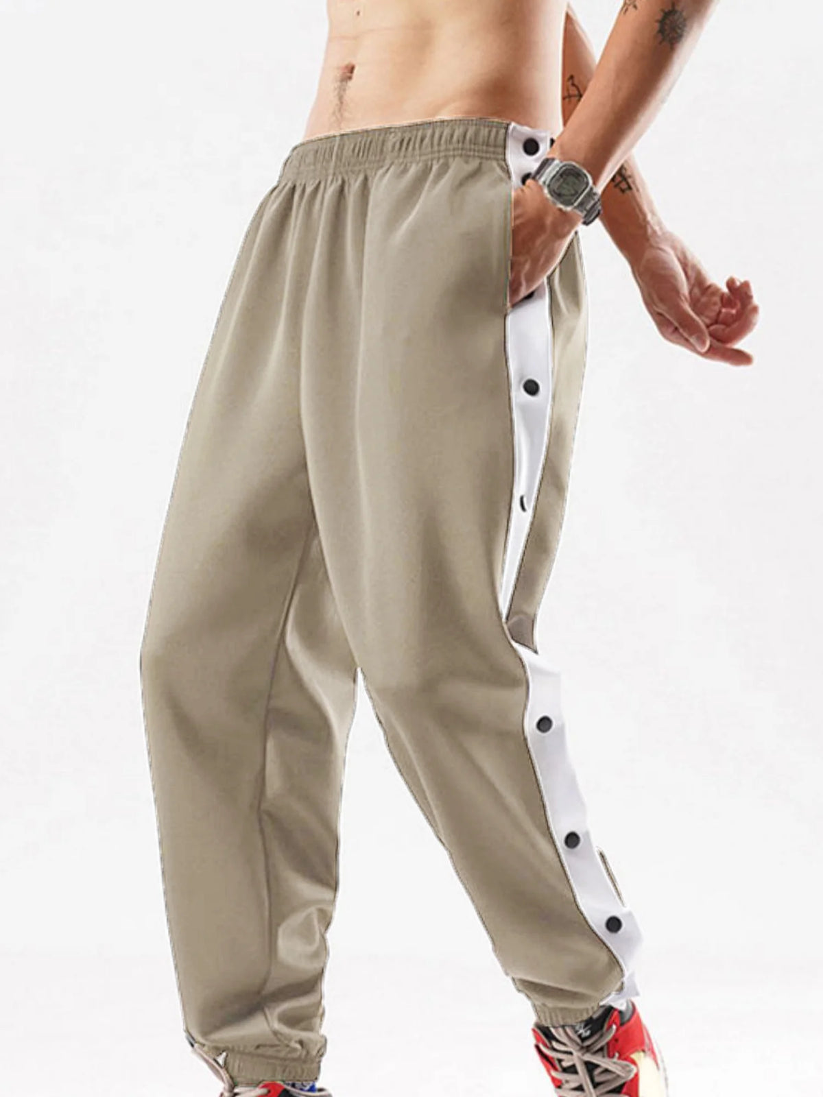 Quick Dry Loose Fit Basketball Pants W545730