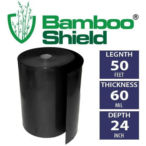 50 Feet Long x 24 inch x 60 Mil Bamboo Root Barrier Q515