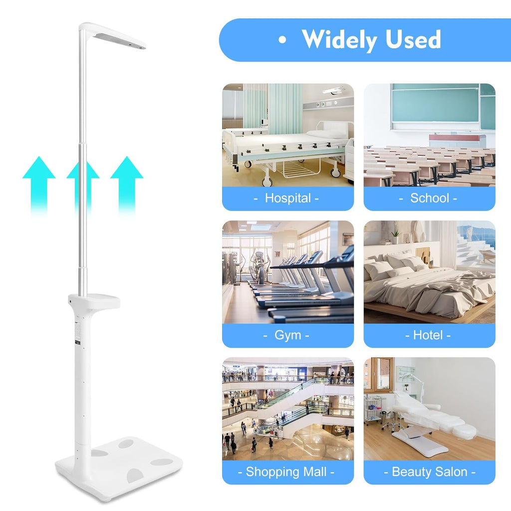 440Lbs Capacity Digital Physician Scale with BMI O8186