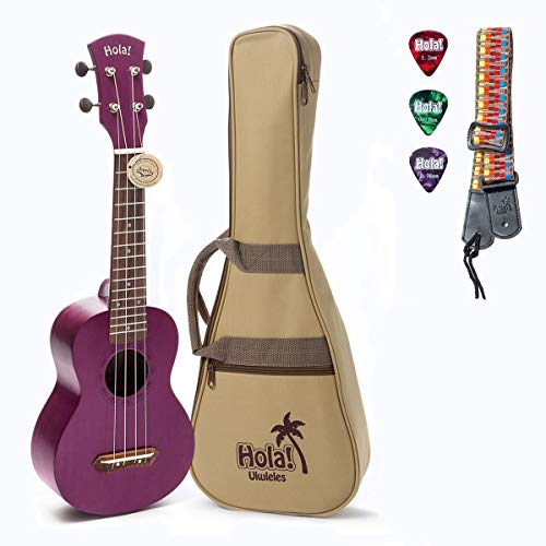 Natural Mahogany Soprano Ukulele Bundle with Padded Gig Bag M19786