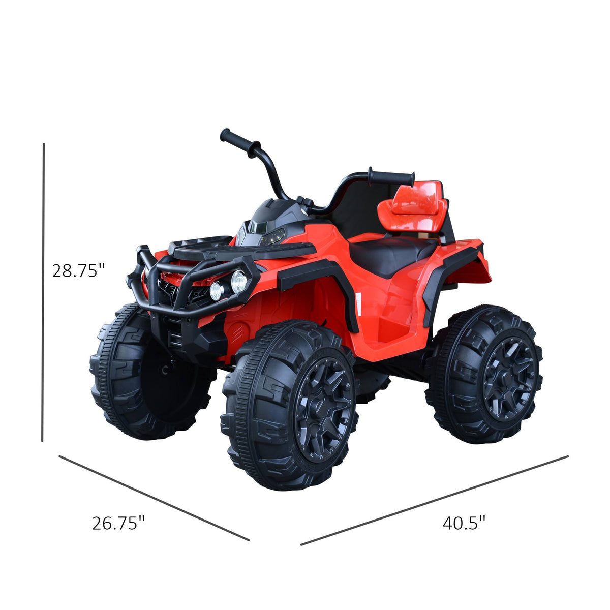 Kids Ride-On ATV Car with Headlights - Red G4423