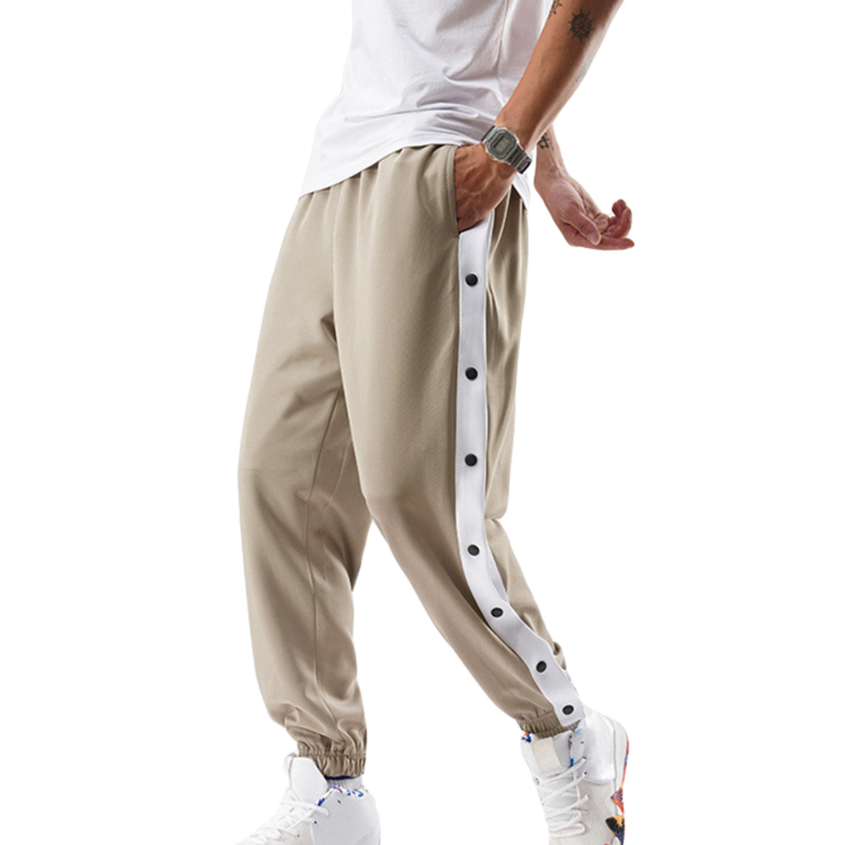 Quick Dry Loose Fit Basketball Pants W545730