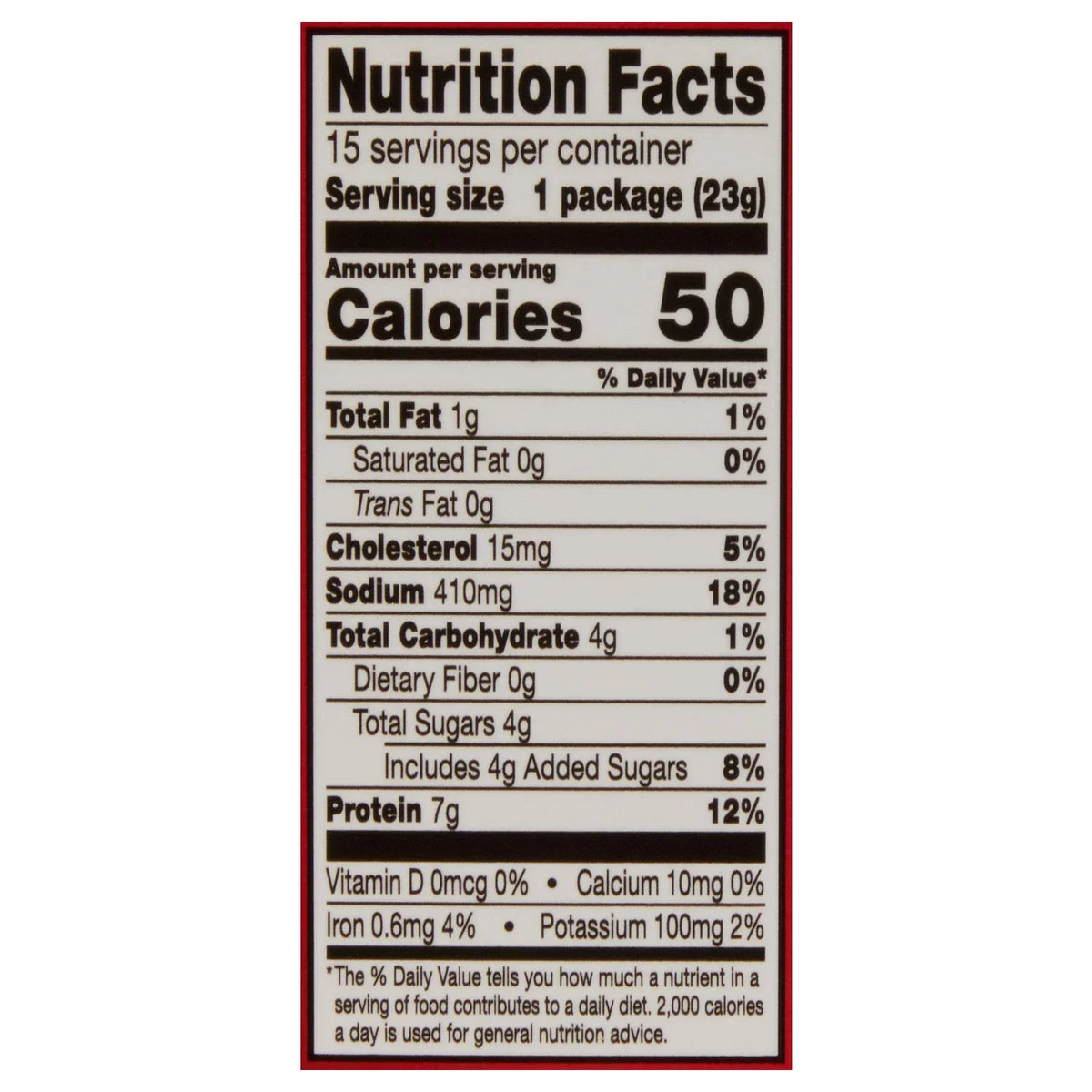 Teriyaki Beef Steak 0.8 Ounce 15 Count H6432