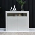 LED High Gloss Sideboard Buffet Cabinet E630
