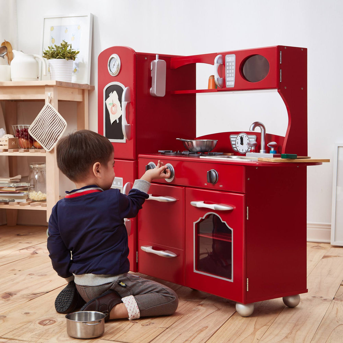 Red Play Kitchen (1 Piece) F4880