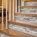 14 PCS Peel and Stick Vinyl Staircase Sticker Decals, Moroccan Pattern B437984
