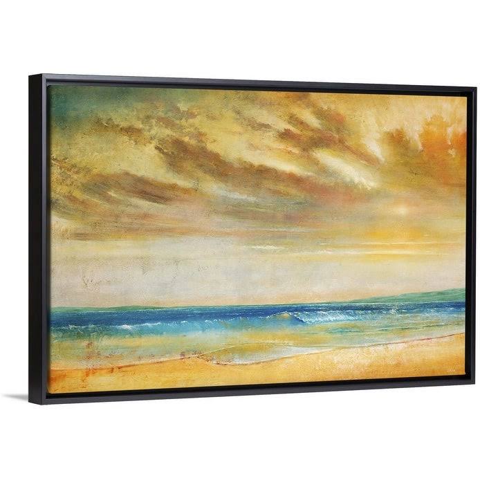 Black Float Frame Canvas Art B6707