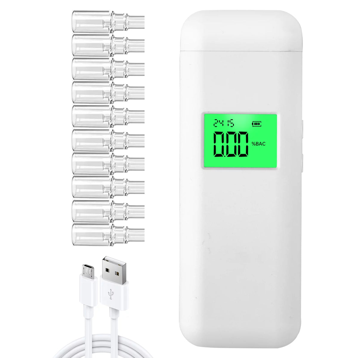 Type-C LCD Display Portable Rechargeable Tester F409734
