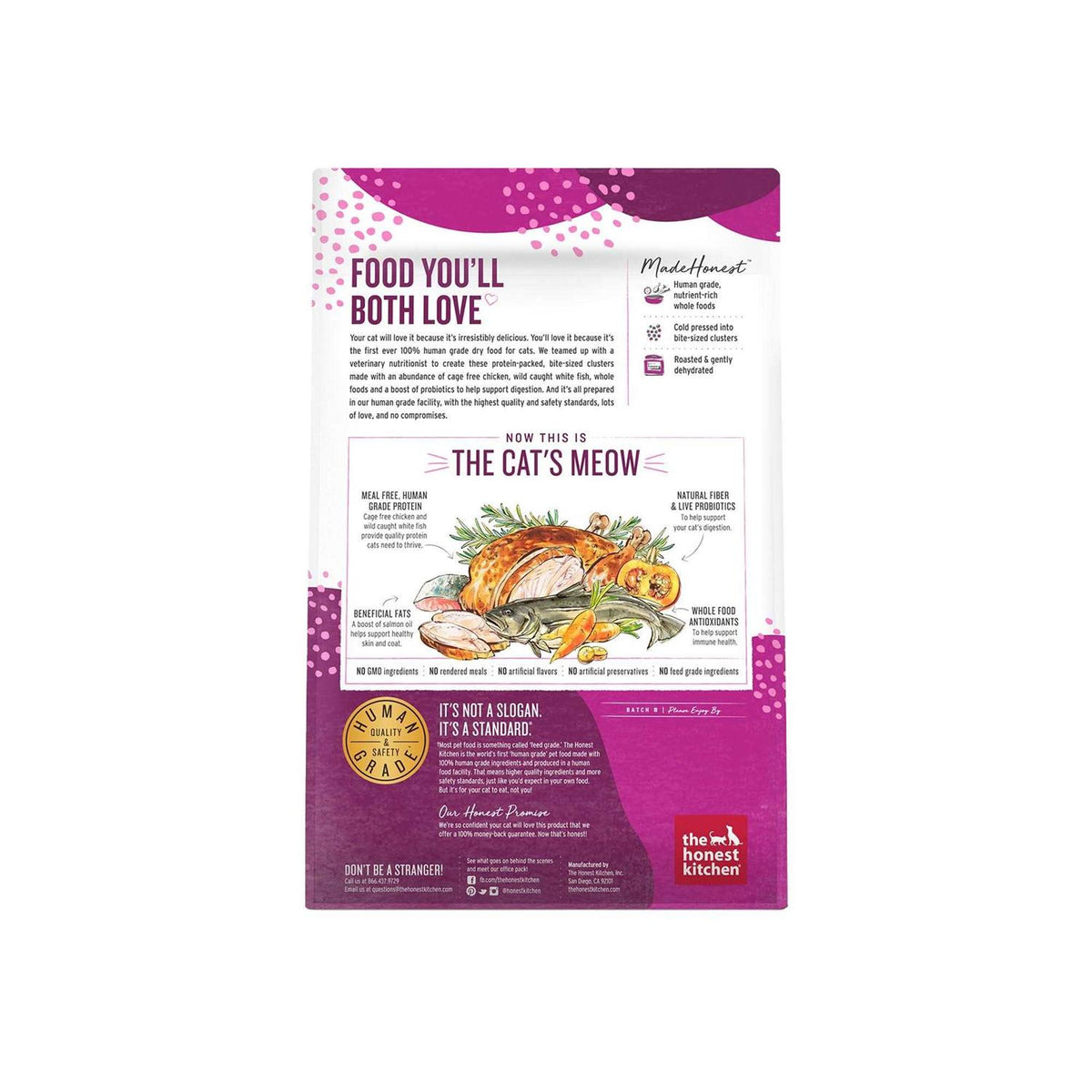 Grain-Free Chicken Fish Dry Cat Food M4589
