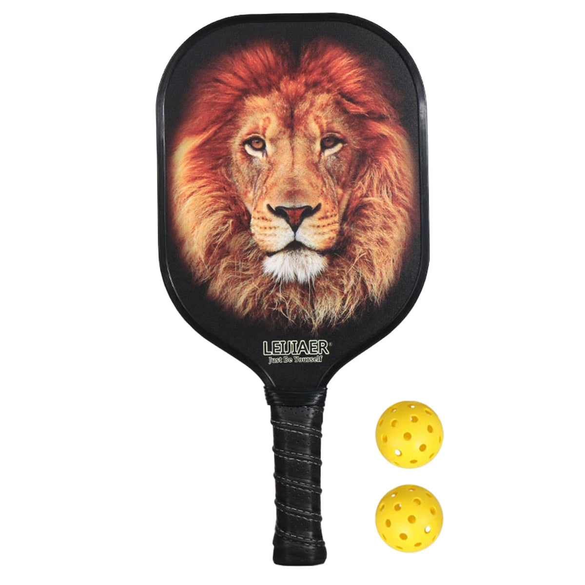 Carbon Fiber Pickleball Paddle Set with 2 Balls J627