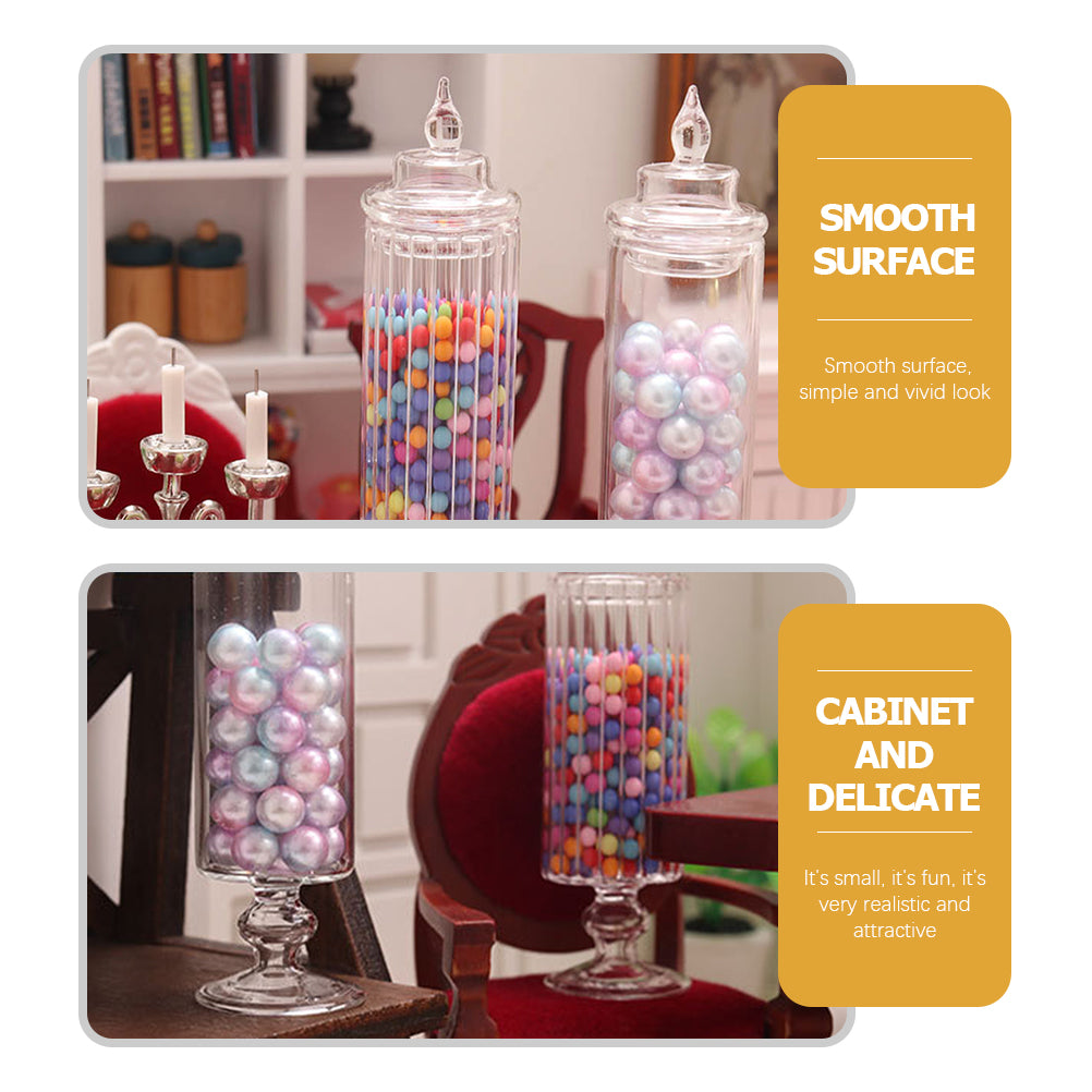 Mini Glass Candy Jars with Lids T30731