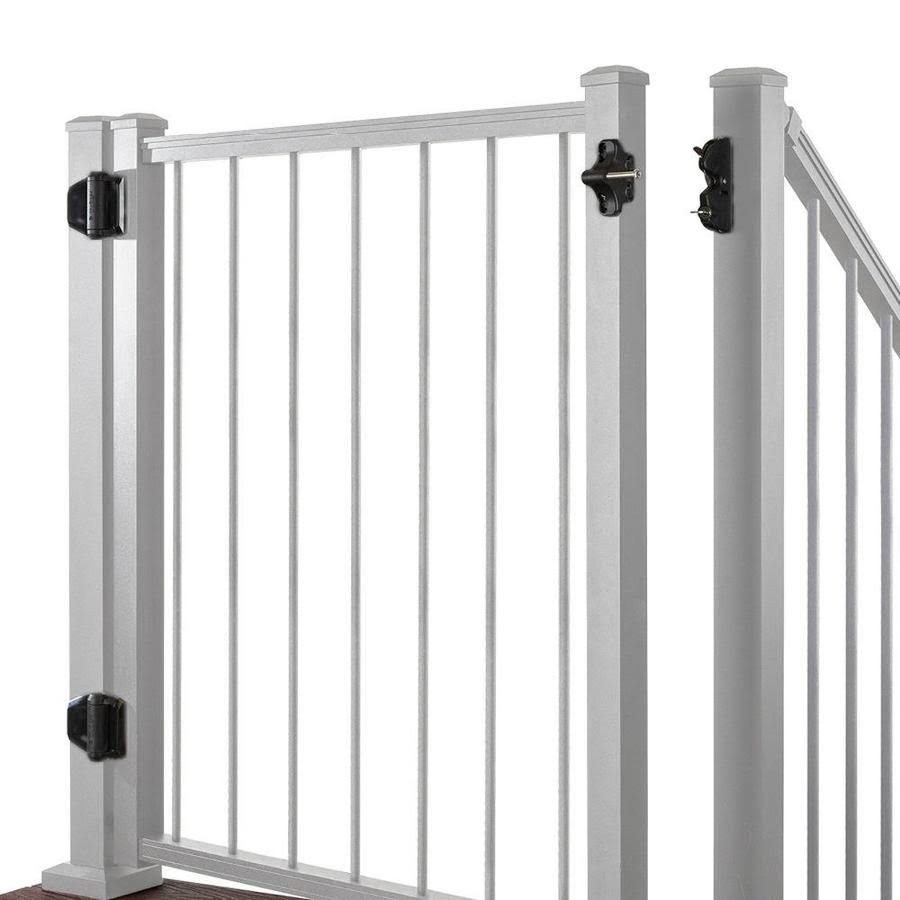 White Aluminum Walk-Thru Gate O752345