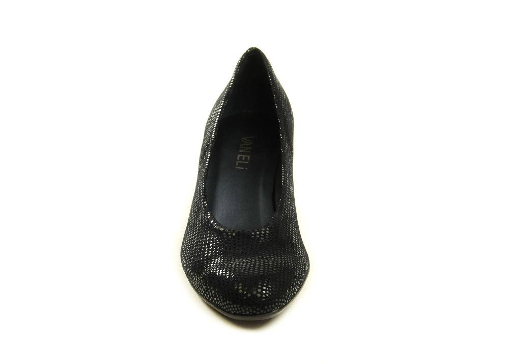 Navy Print Shoes D28035
