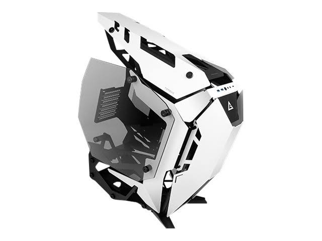 Black White Aluminum ATX Mid Tower Computer Case K2942