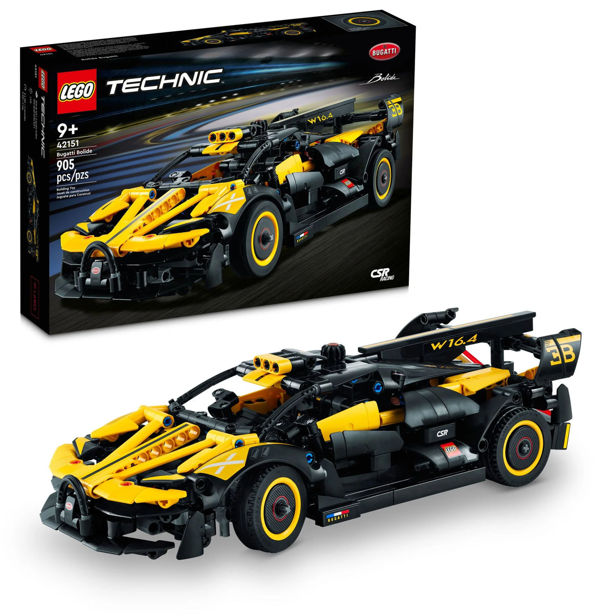 Technic Bugatti Bolide Racing Car Building Set E54845