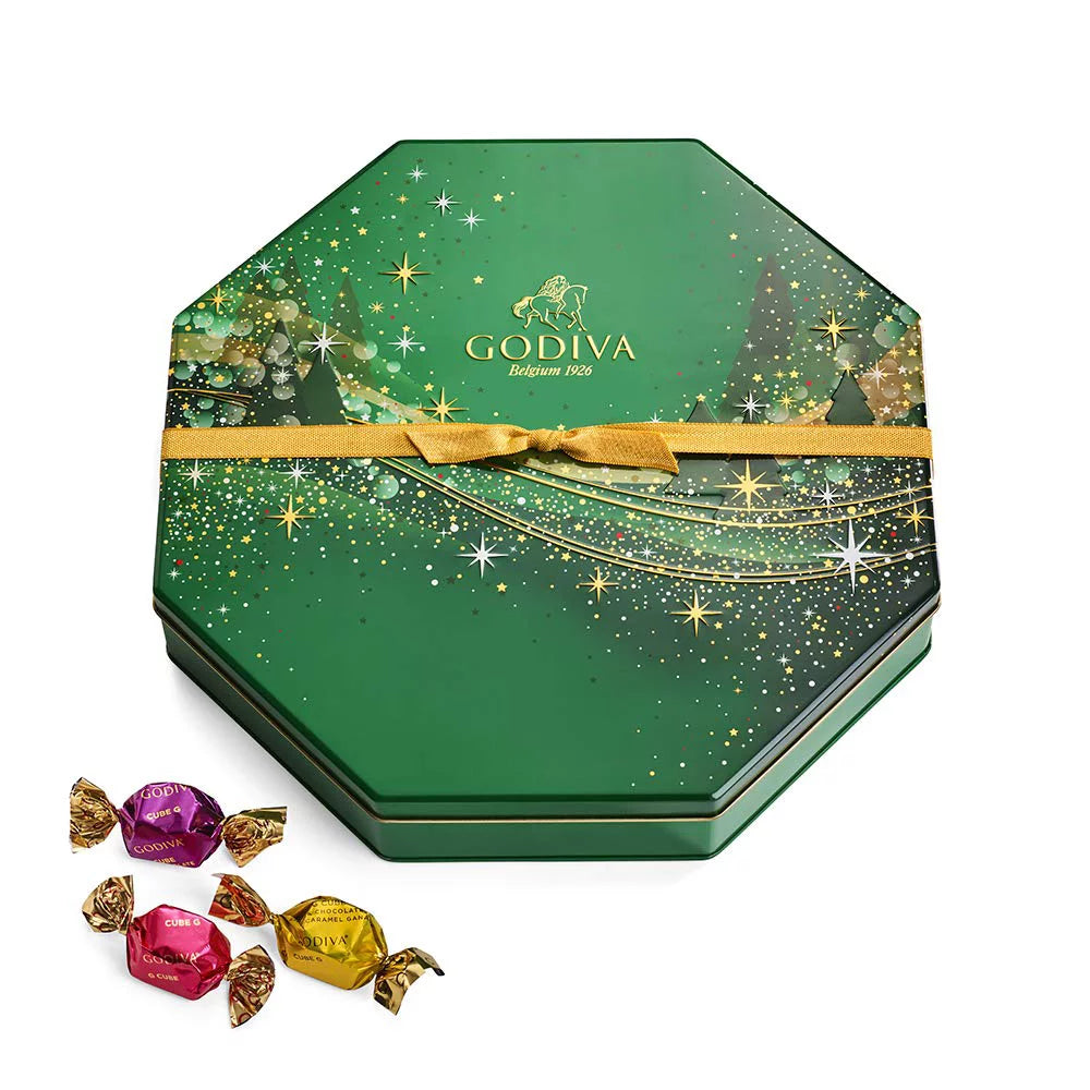 Assorted Chocolate Truffles Tin 14.3 Oz E324