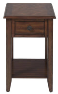 Medium Brown Chairside Table H2311