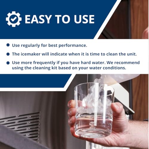 Ice Maker Cleaning Kit with 5 oz Cleaning Solution and Cleaning Cloth L7843