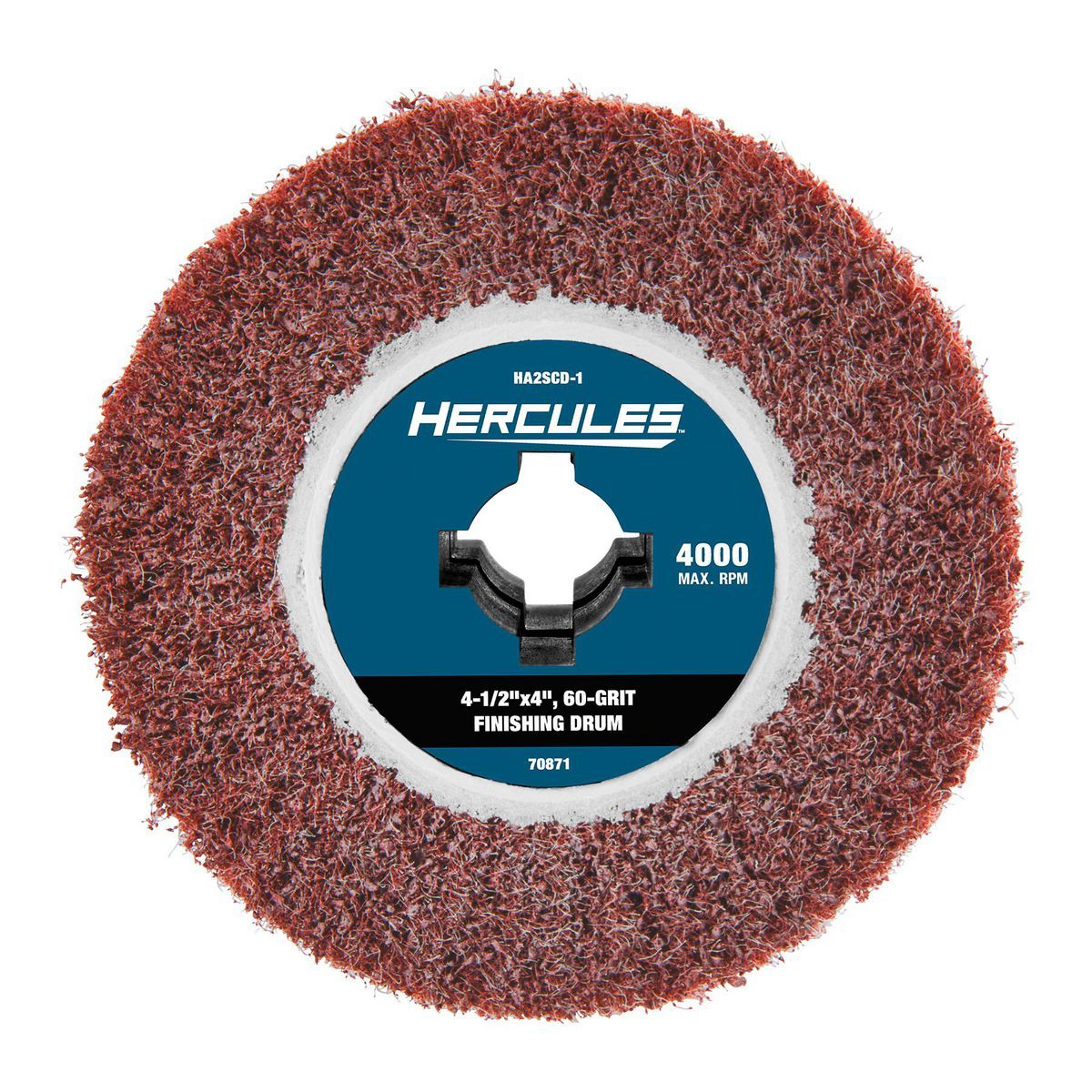 4-1/2 in. x 4 in. x 3/4 in. 60-Grit Finishing Drum D875