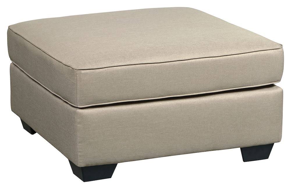Oversized Accent Ottoman Ecru F834
