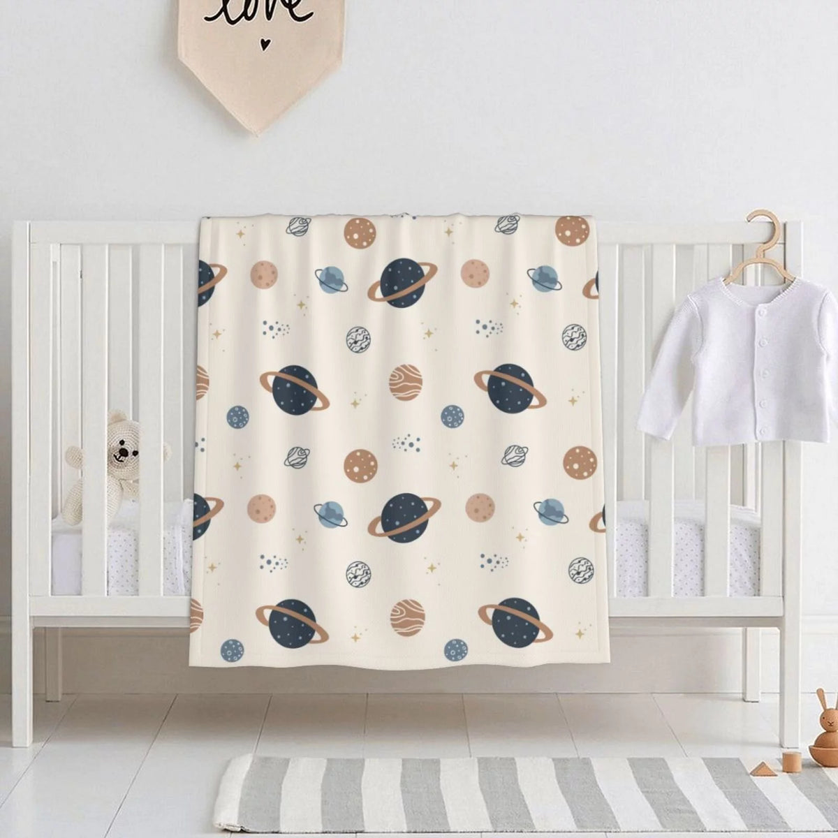 Soft Polyester 40 x 30 Inch Baby Blanket U970526