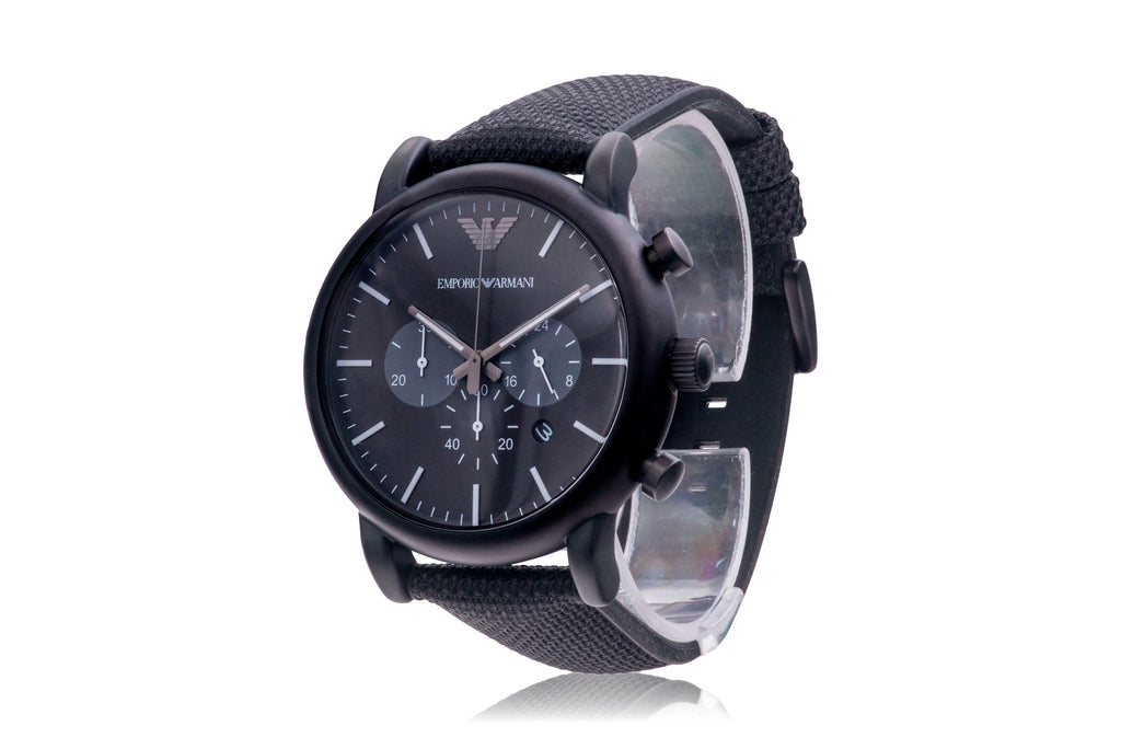 Silicone Chronograph Mens Watch Q20474