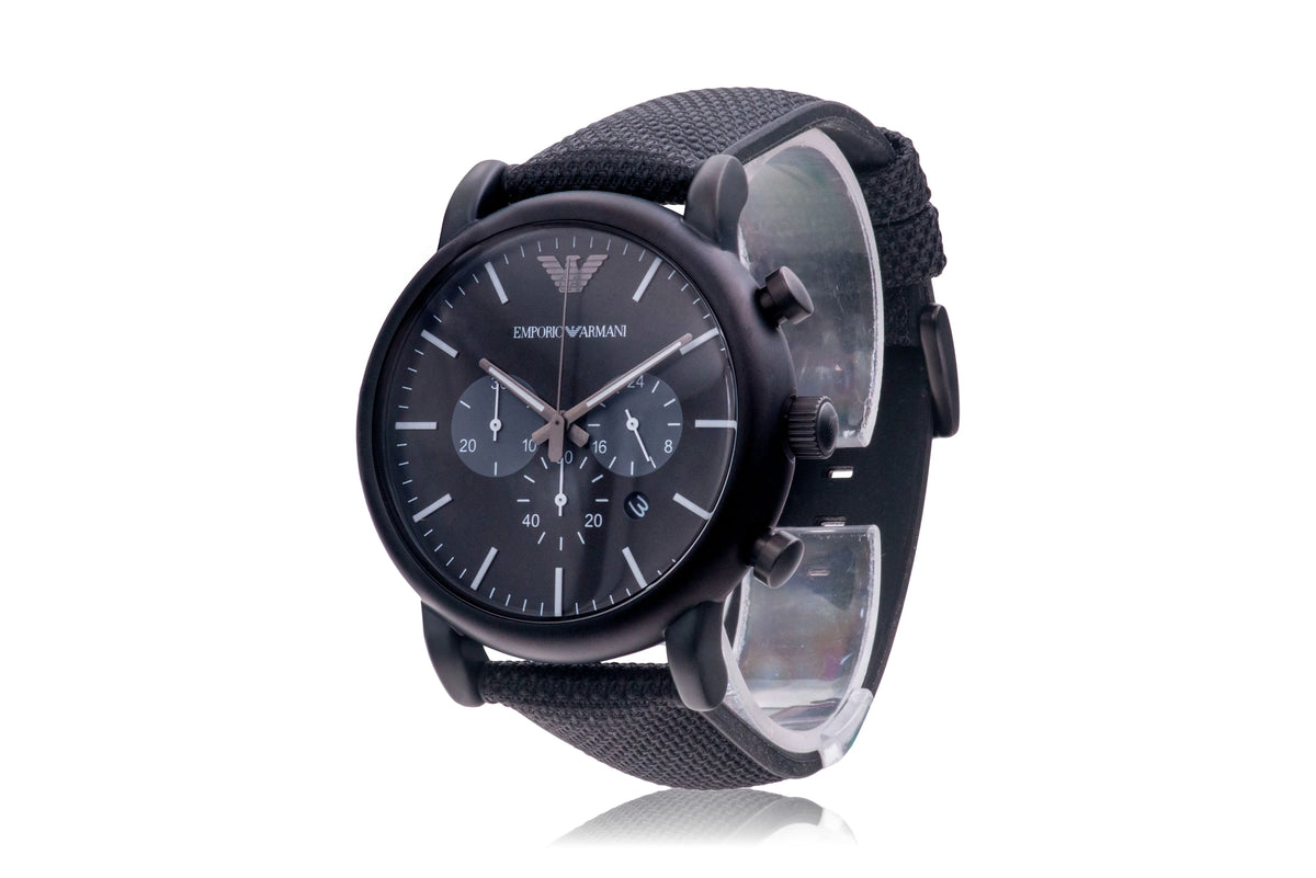 Silicone Chronograph Mens Watch Q20474