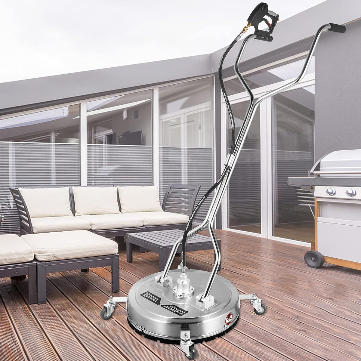 24" Stainless Steel Surface Cleaner with 3 Nozzles G1598