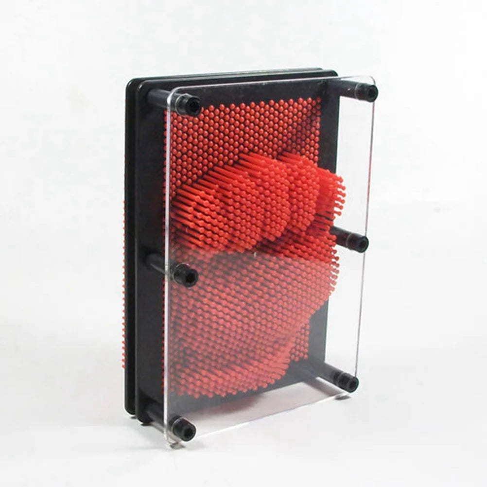 Large Size Red 3-Dimensional Pin Art Board Toy S880