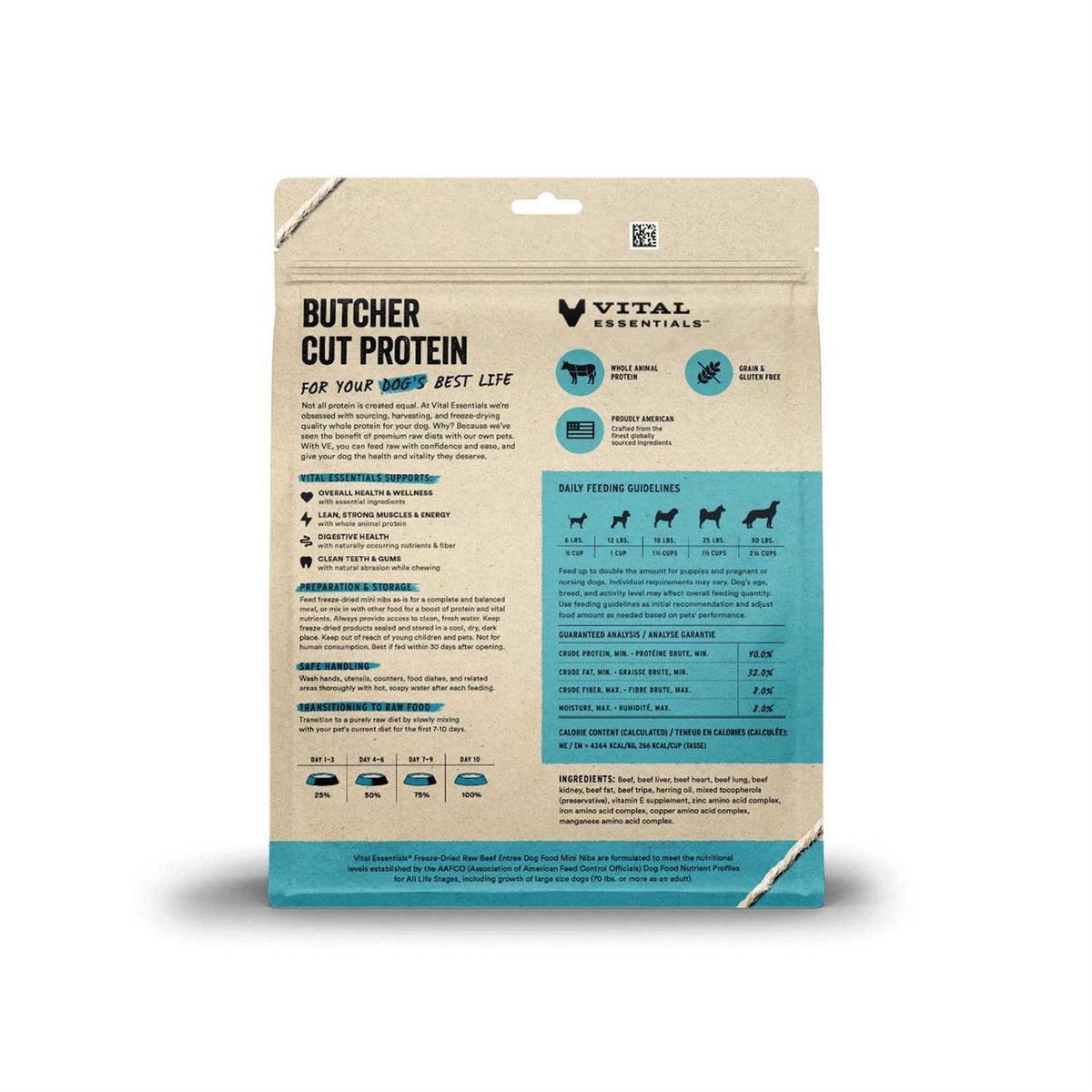 Freeze-Dried Raw Beef Dog Food T7560