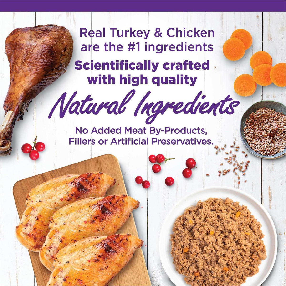 Chicken & Turkey Pate Cat Food Variety Pack J68958
