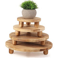 4 Pack Wooden Plant Stool Display Stand C666802