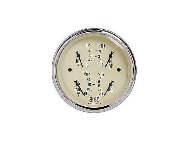 Antique Beige Quad Gauge F34885